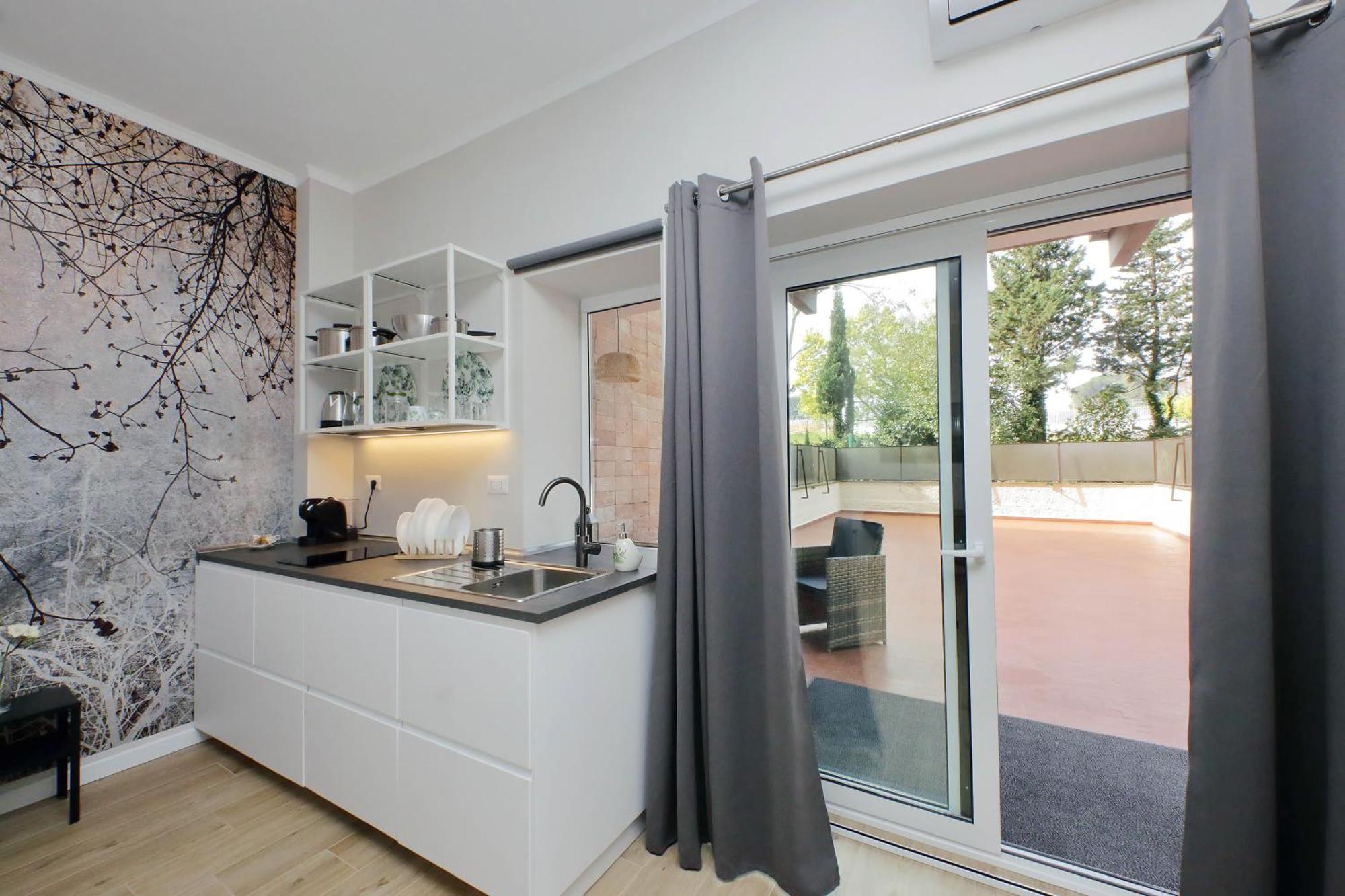 Aurelia Antica Terrace Apt Free Pool And Parking روما المظهر الخارجي الصورة